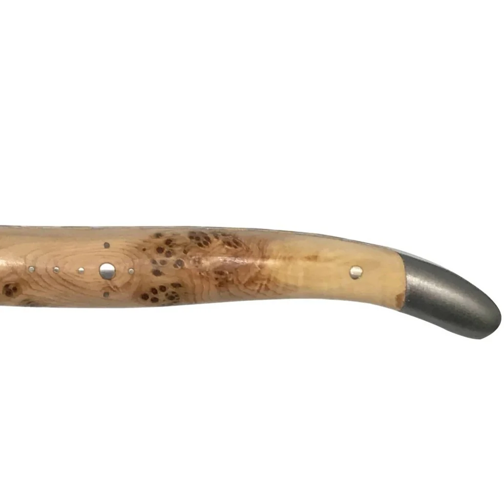 Laguiole en Aubrac Handcrafted Steak Knives, Set of 4, Juniper Wood - Image 7