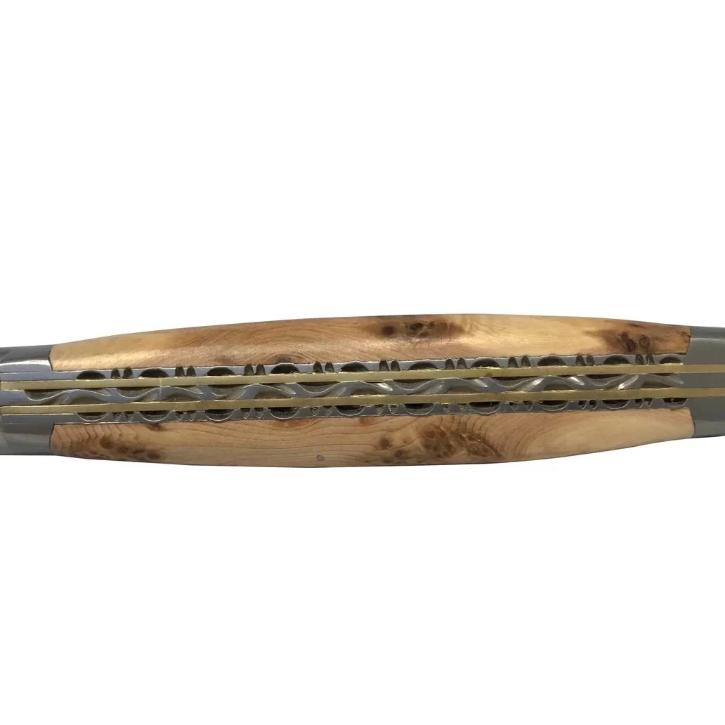 Laguiole en Aubrac Handcrafted Steak Knives, Set of 4, Juniper Wood - Image 8