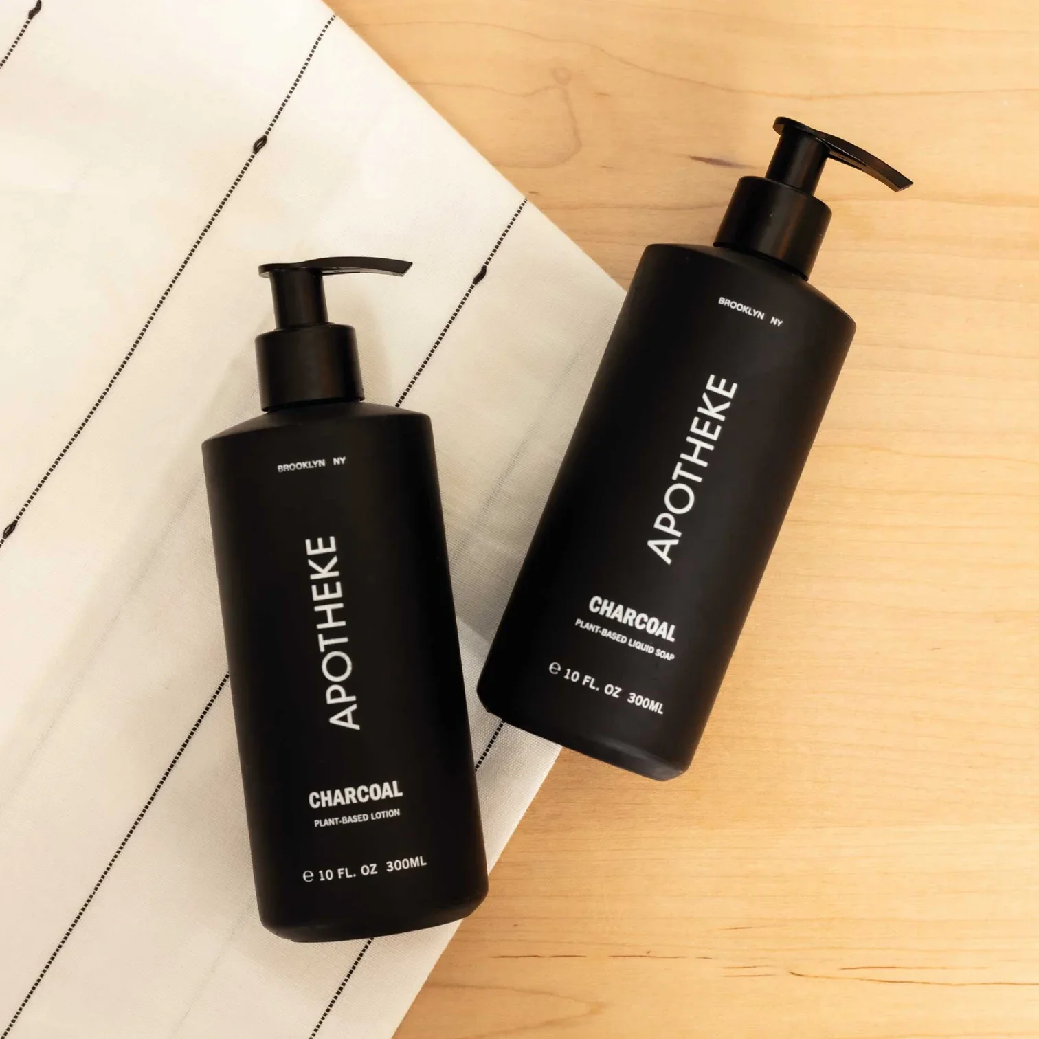 Apotheke Hand and Body Lotion, Charcoal - Image 4
