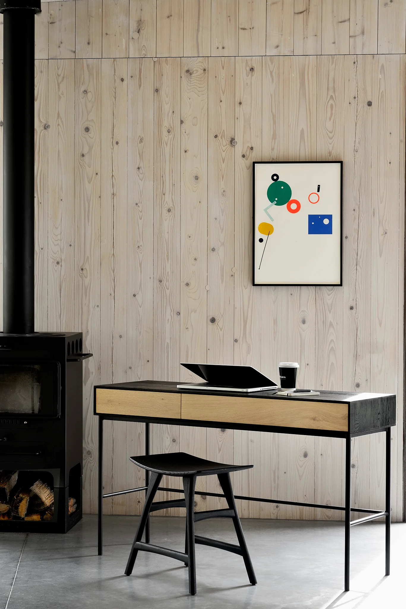 Blackbird Solid Oak Desk - Image 6