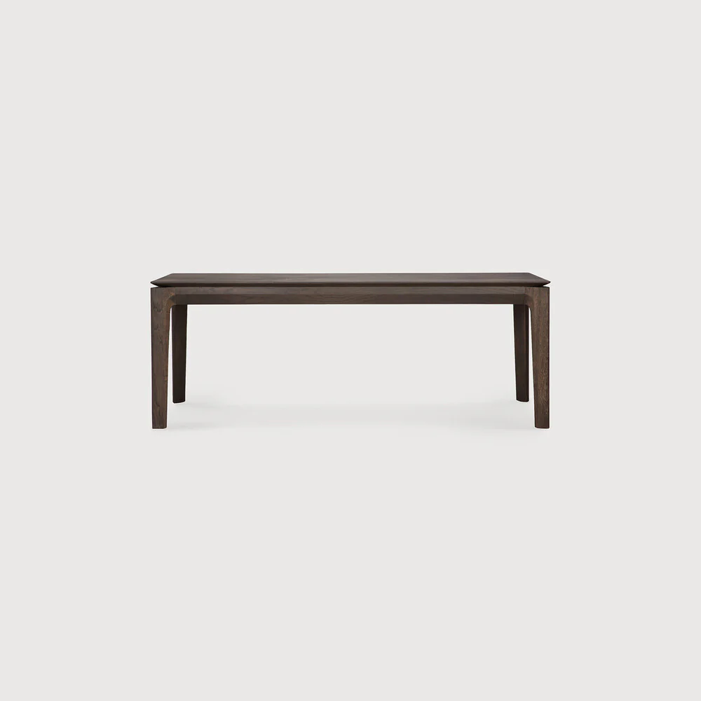 Bok Solid Brown Oak Bench, 50" - Image 4