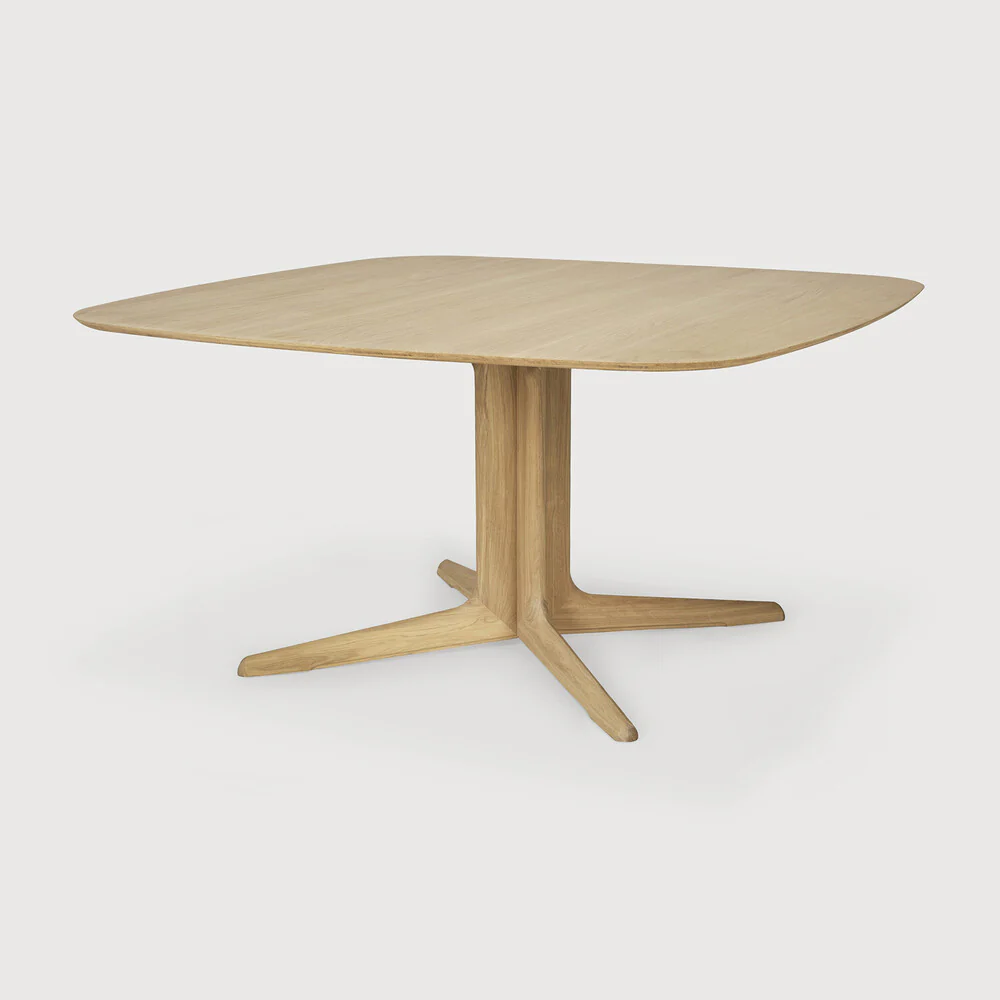 Corto Solid Oak Dining Table, Square - Image 4