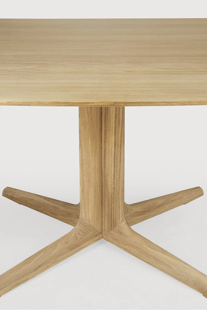Corto Solid Oak Dining Table, Square - Image 6
