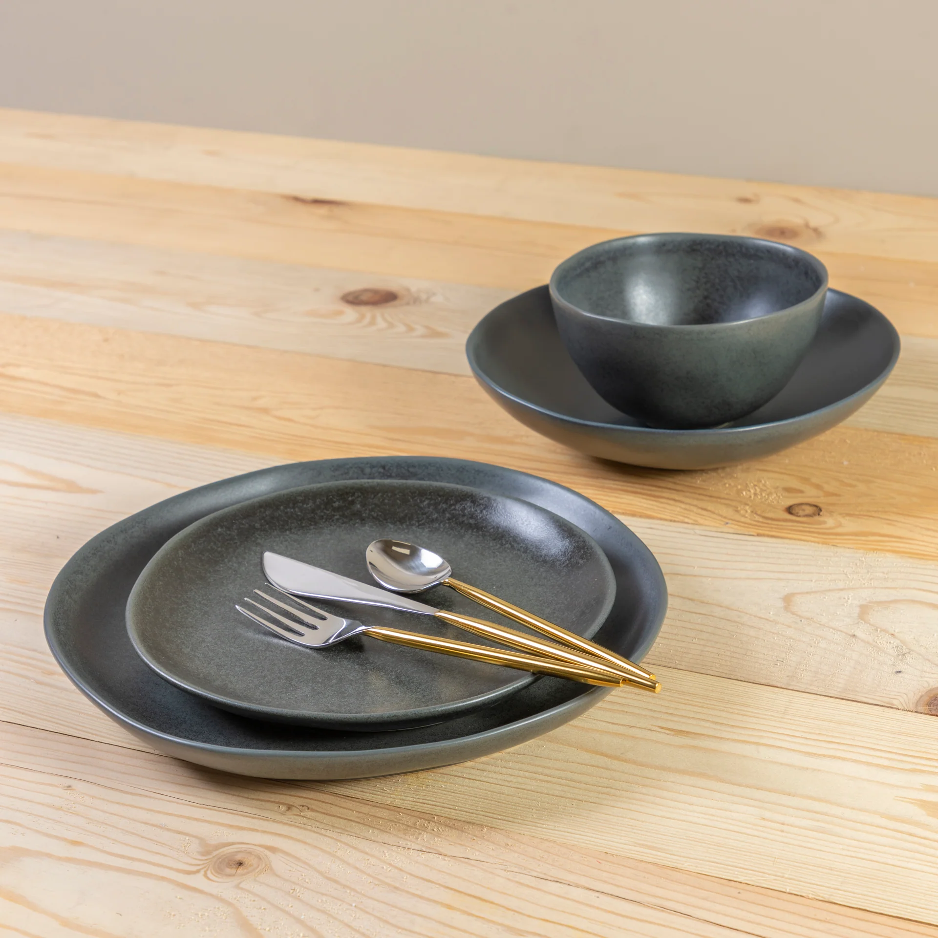 Livia Soup / Cereal Bowl, Black, Set of 6 - Image 5