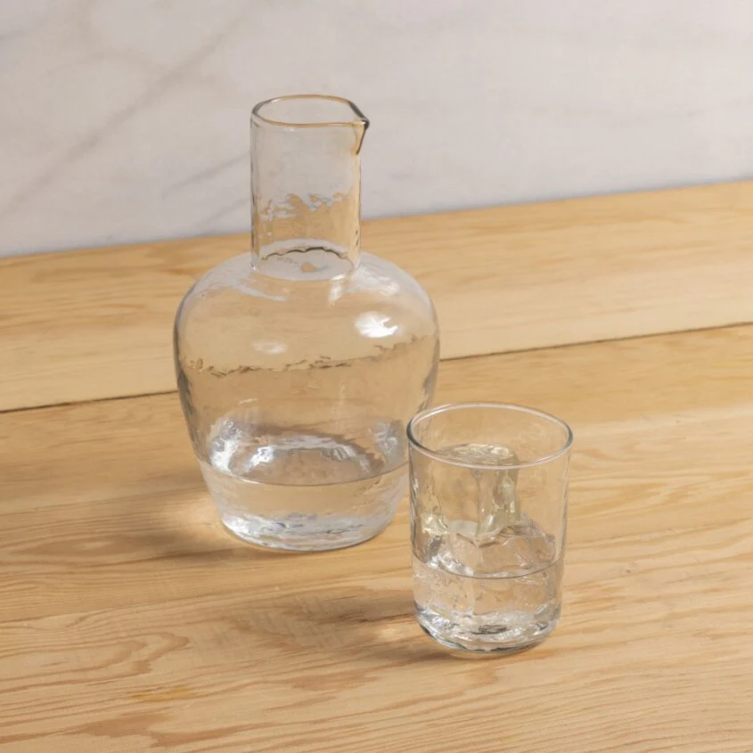 Pebble Glass Bedside Carafe - Image 5