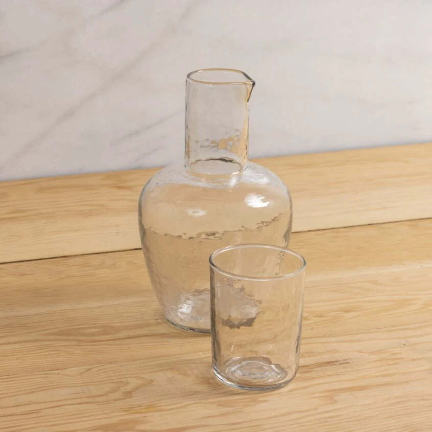 Pebble Glass Bedside Carafe - Image 6