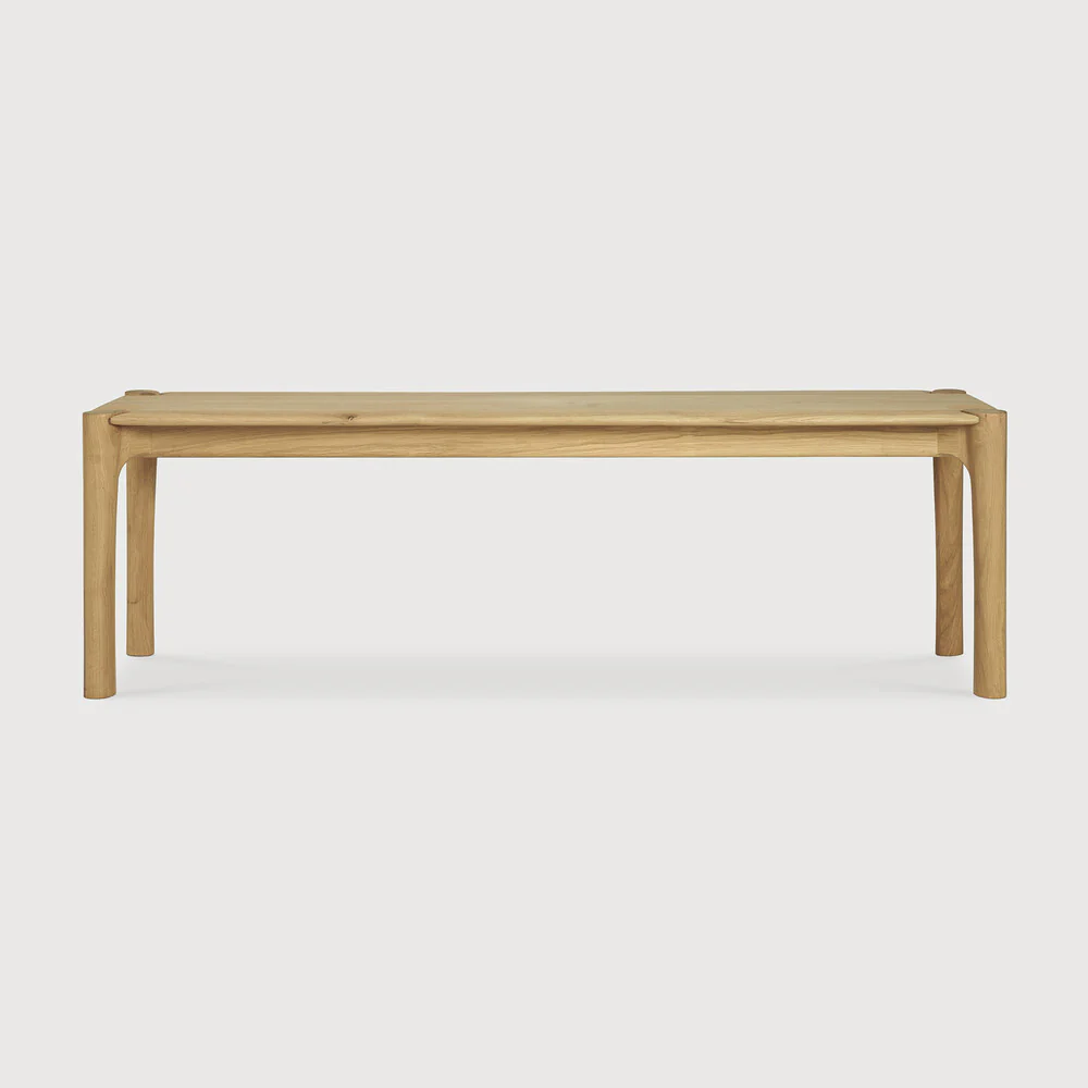 PI Solid Oak Bench, 57" - Image 3