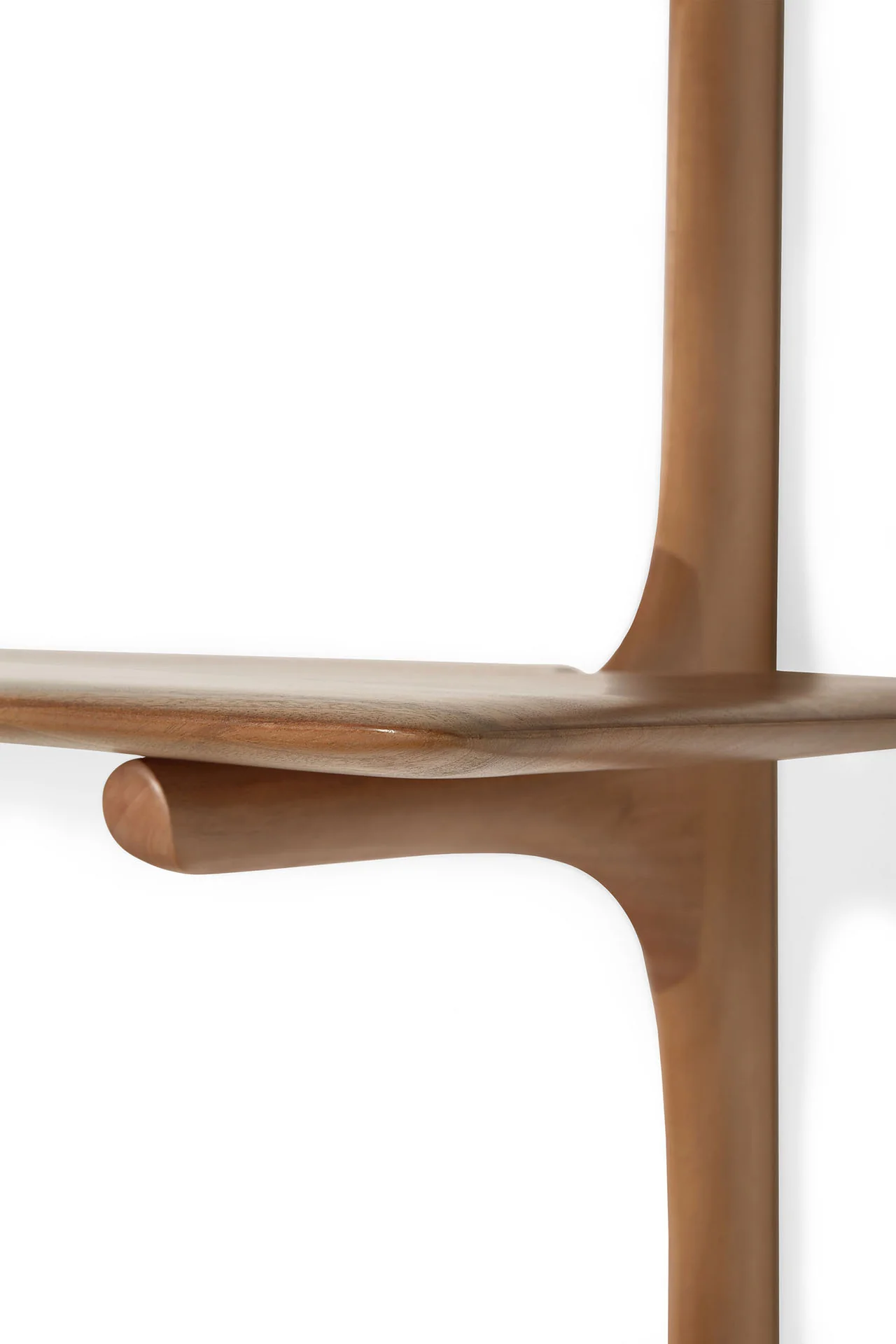 Pi Mahogany Wall Shelf, 3 Shelves - Image 7