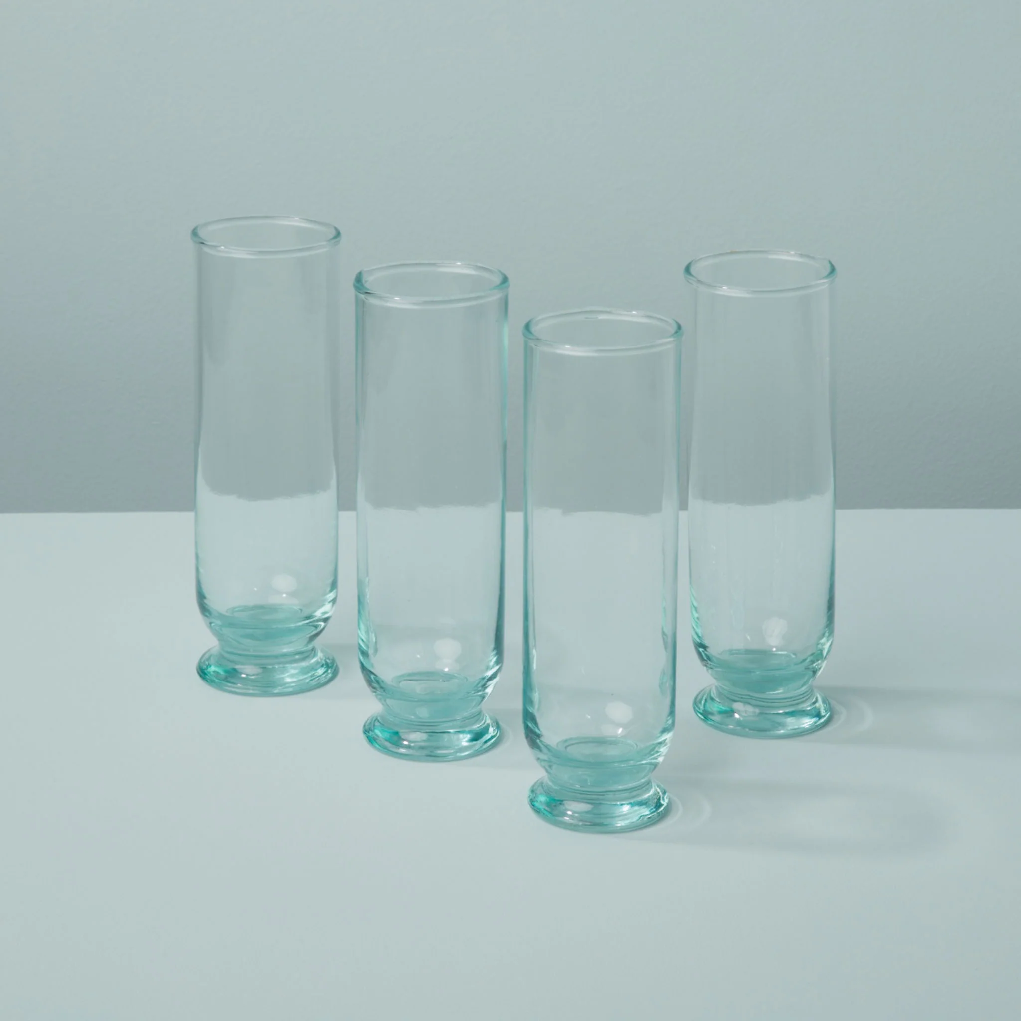 Premium Recycled Footed Champagne Flute, Set of 4 - Image 4