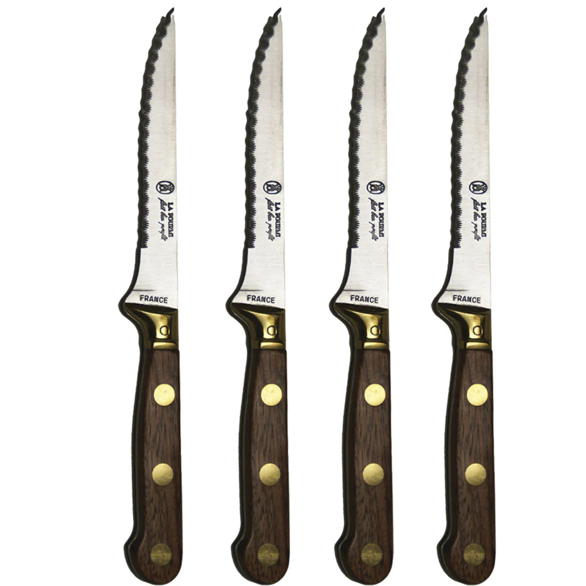 La Fourmi 4 Piece Laiton Steak Knife Set in Wood Presentation Box - Image 4