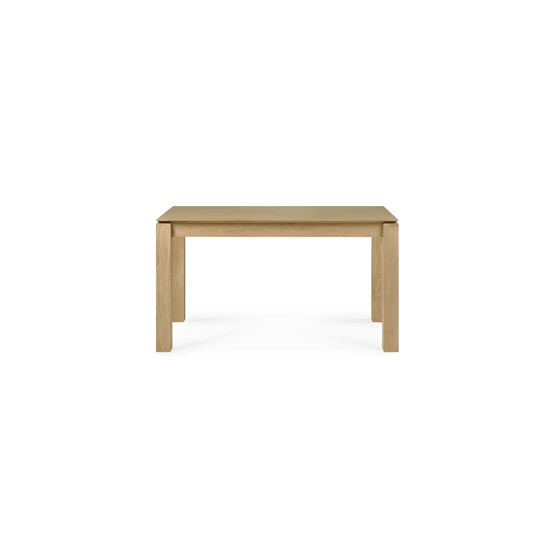 Slice Extendable Dining Table, Oak, 55.5"/ 87" - Image 3