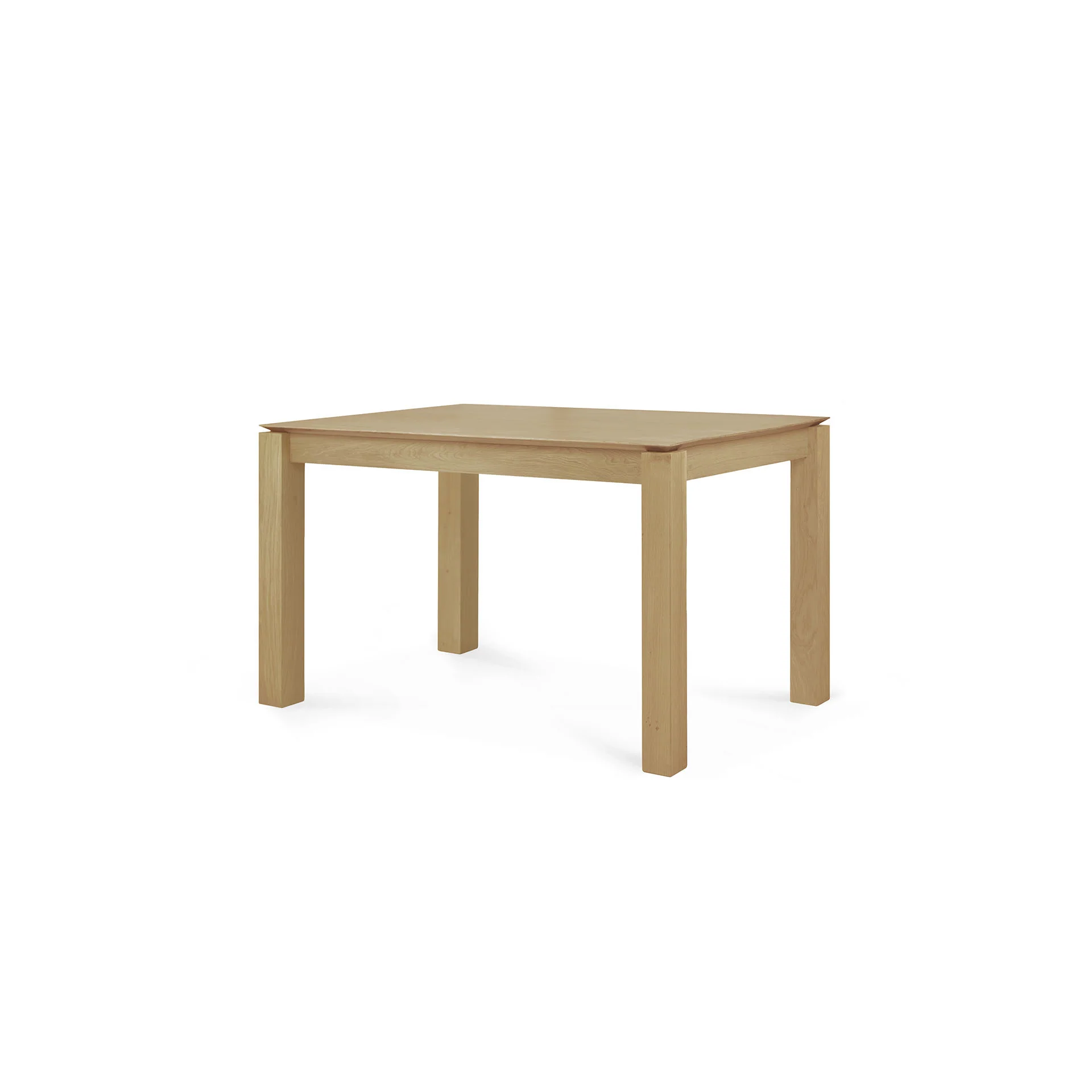 Slice Extendable Dining Table, Oak, 55.5"/ 87" - Image 4