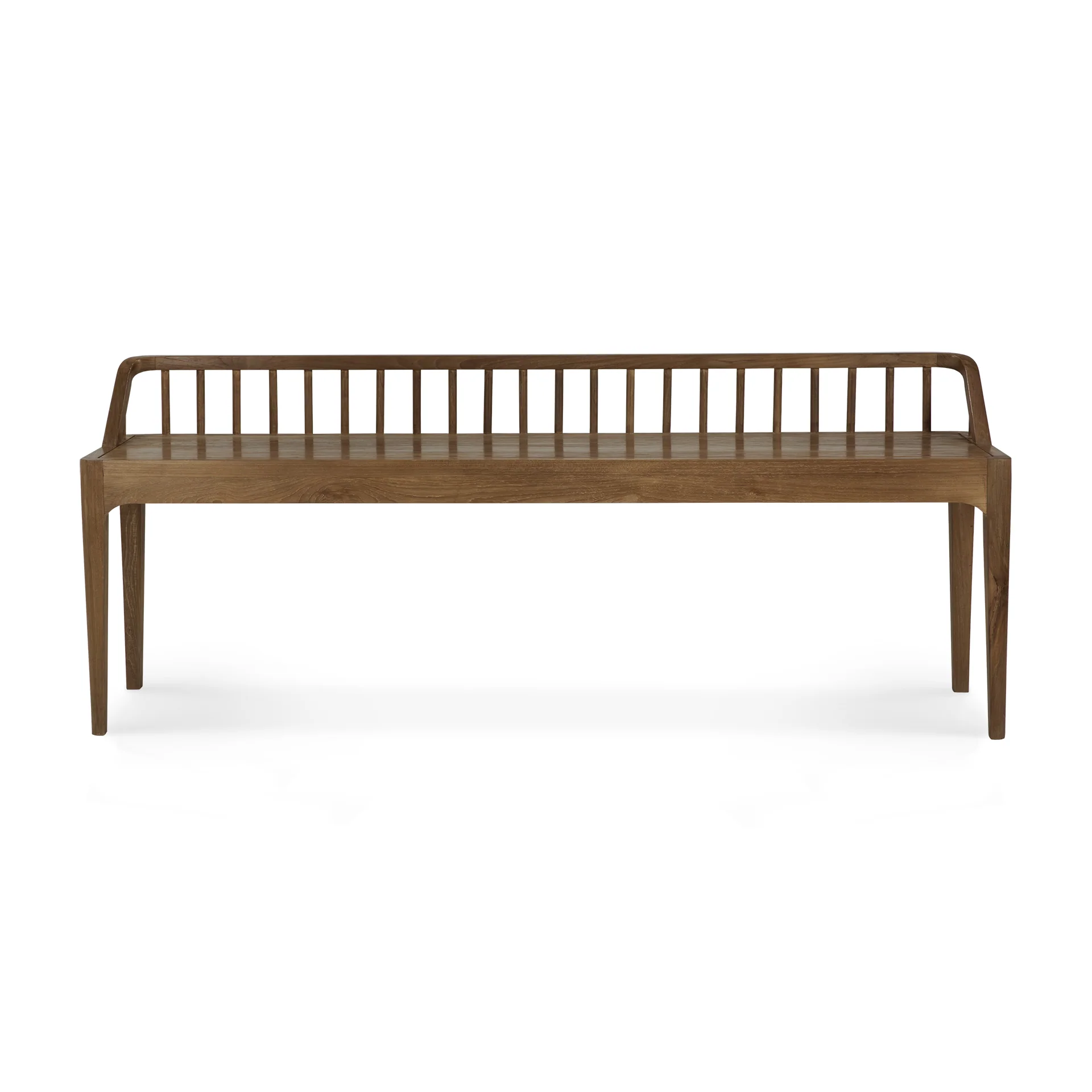 Spindle Solid Reclaimed Teak Bench - Image 6