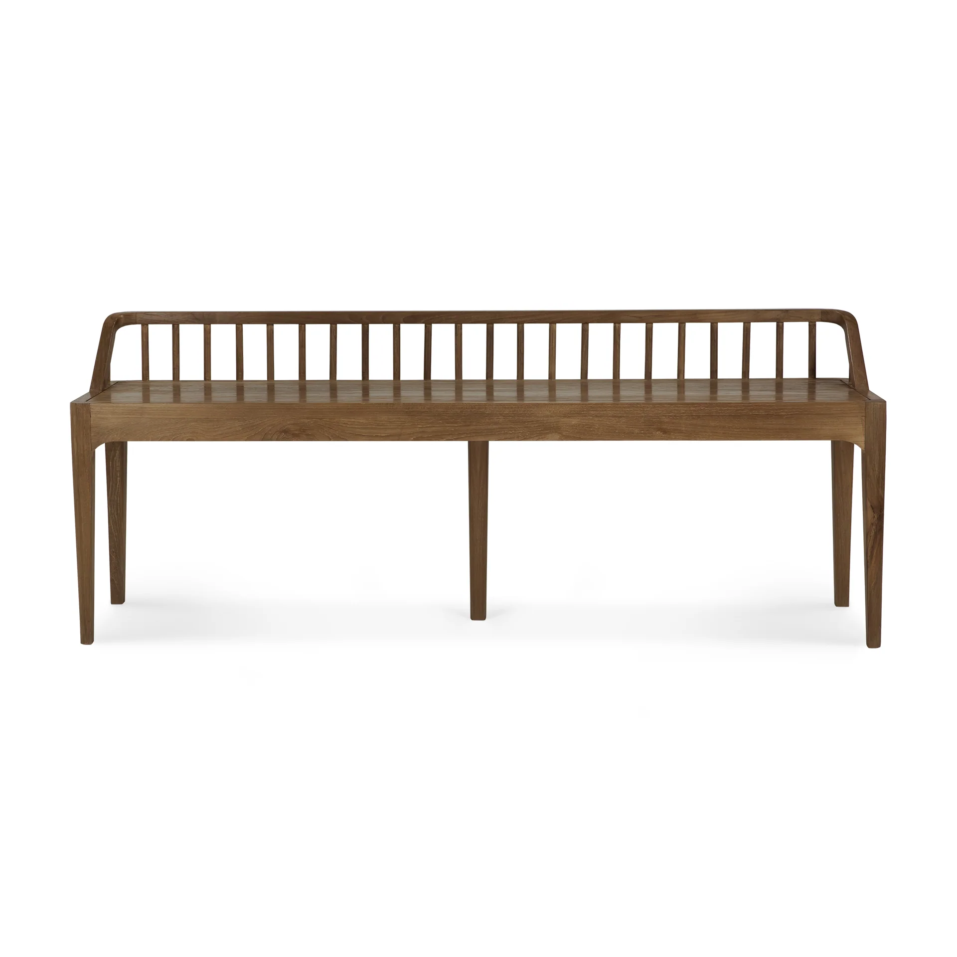 Spindle Solid Reclaimed Teak Bench - Image 7
