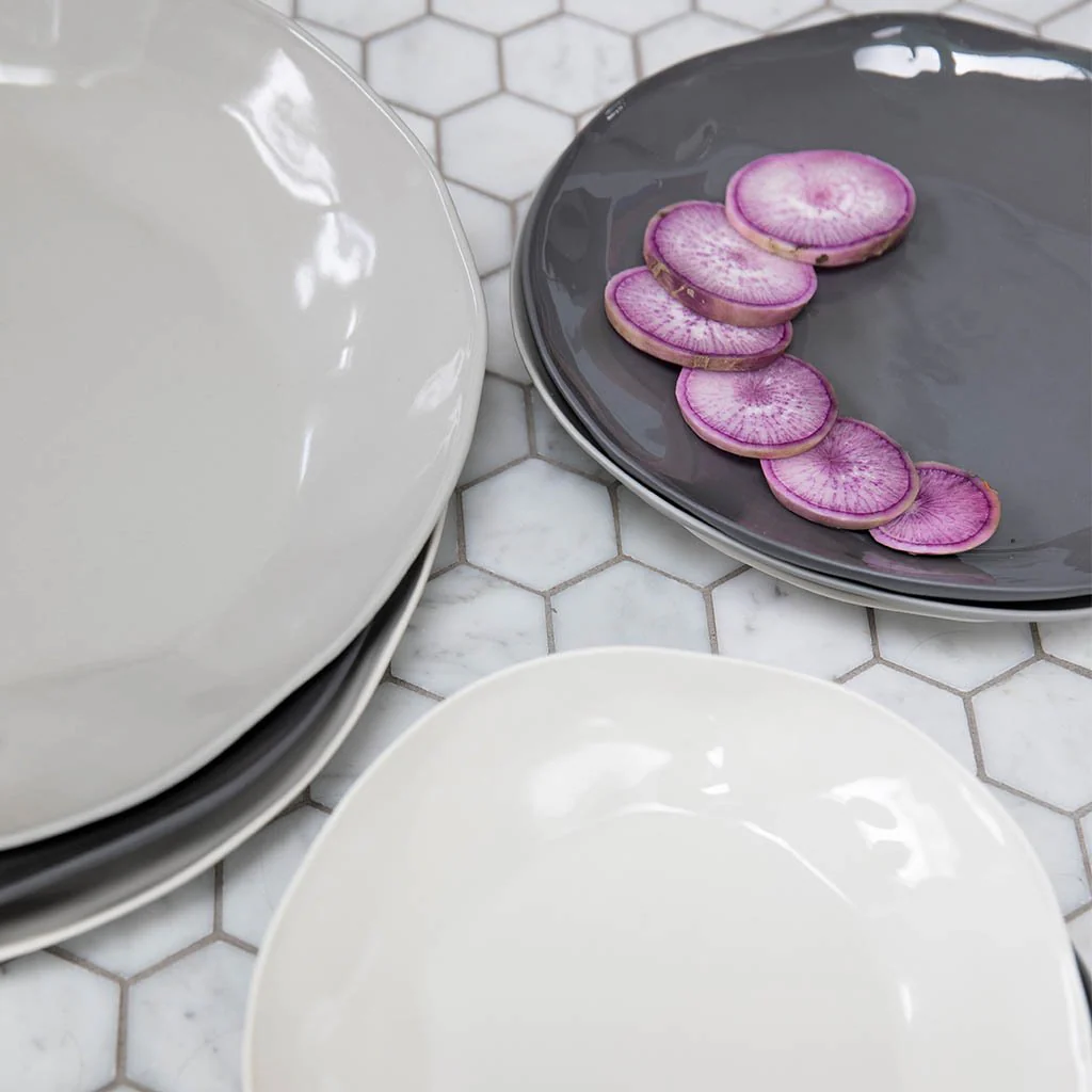 Tam Stoneware Platter, Slate - Image 4