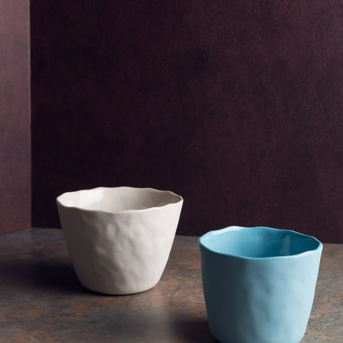 Tam Stoneware Tumbler, White - Image 3