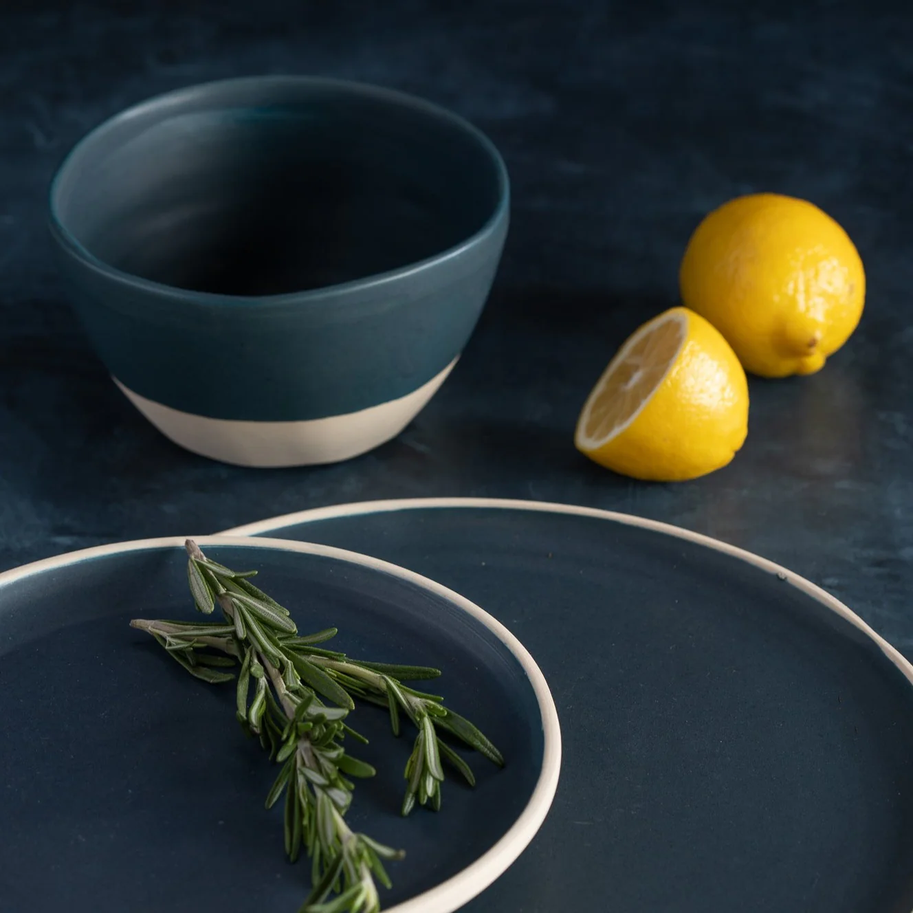 Treves Soup/Cereal Bowl, Navy, Set of 4 - Image 8