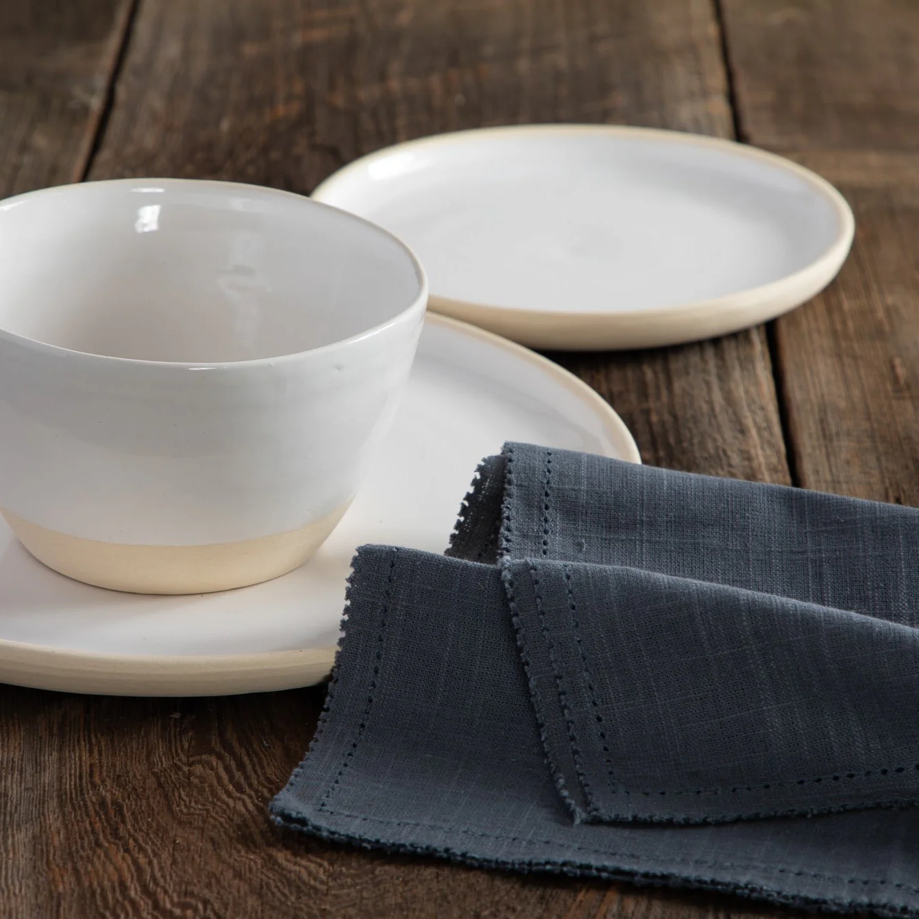 Treves Side Plate, White, Set of 4 - Image 4