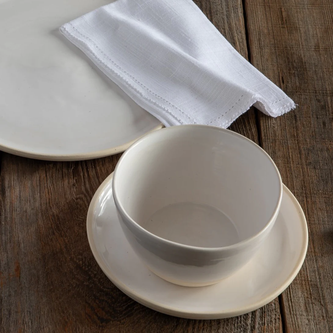 Treves Side Plate, White, Set of 4 - Image 7