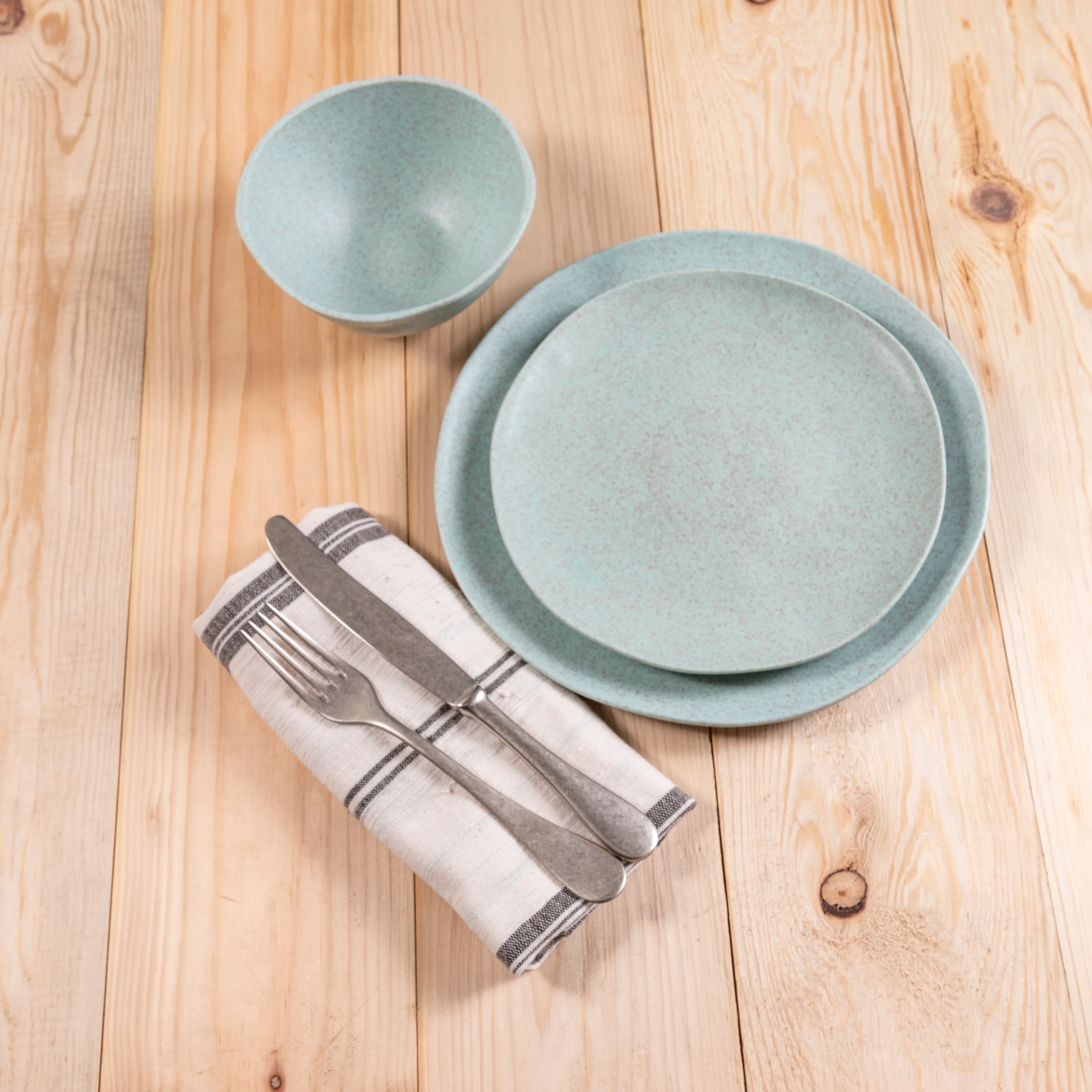 Al Fresco Organic Soup/Cereal Bowl, Sage Green, Set of 4 - Image 5