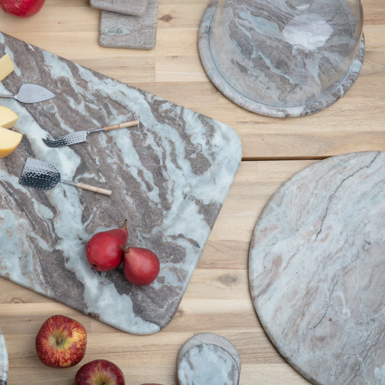 Waterfall Marble Oversized Round Board - Image 3