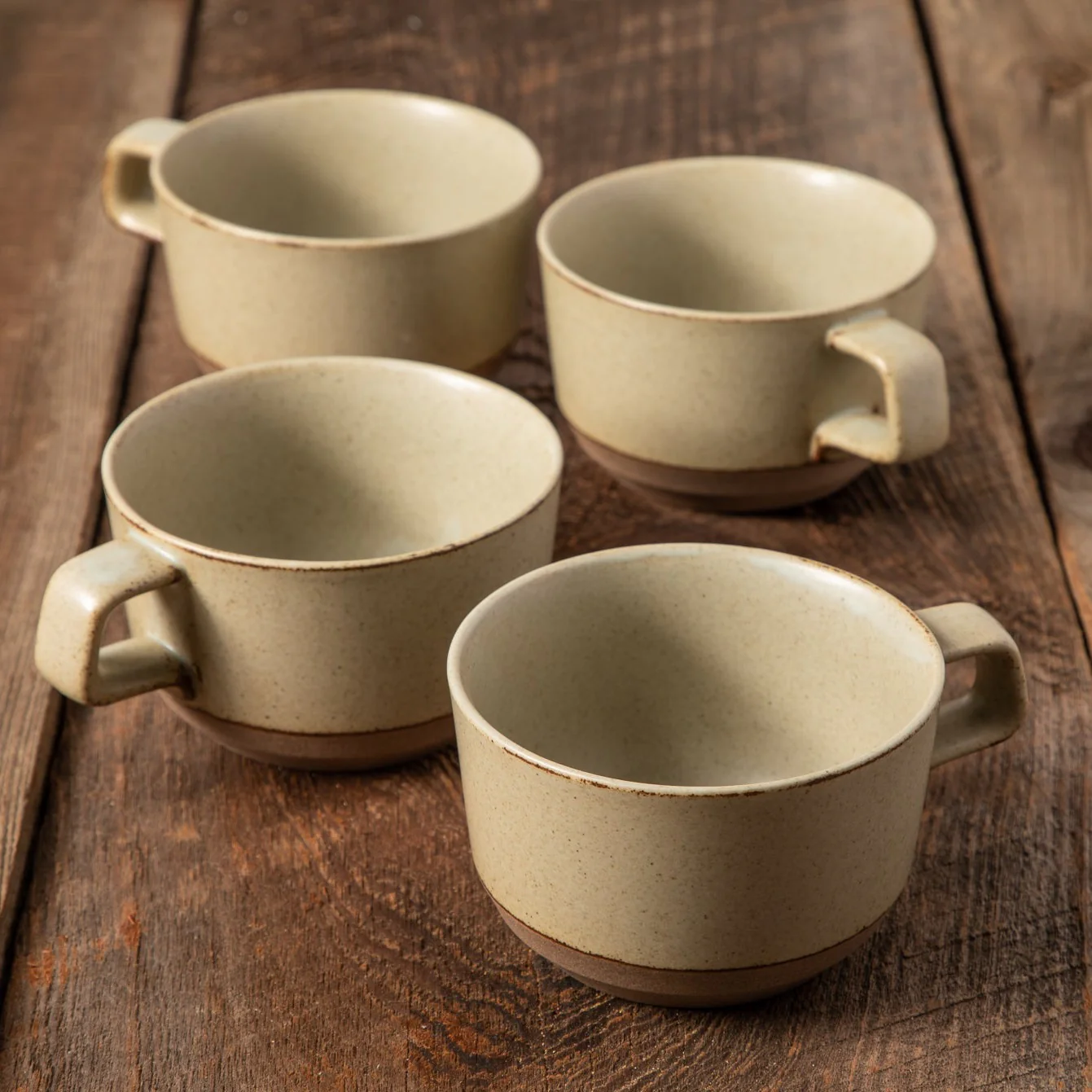 Naoshima Mug, Beige, Set of 4 - Image 3